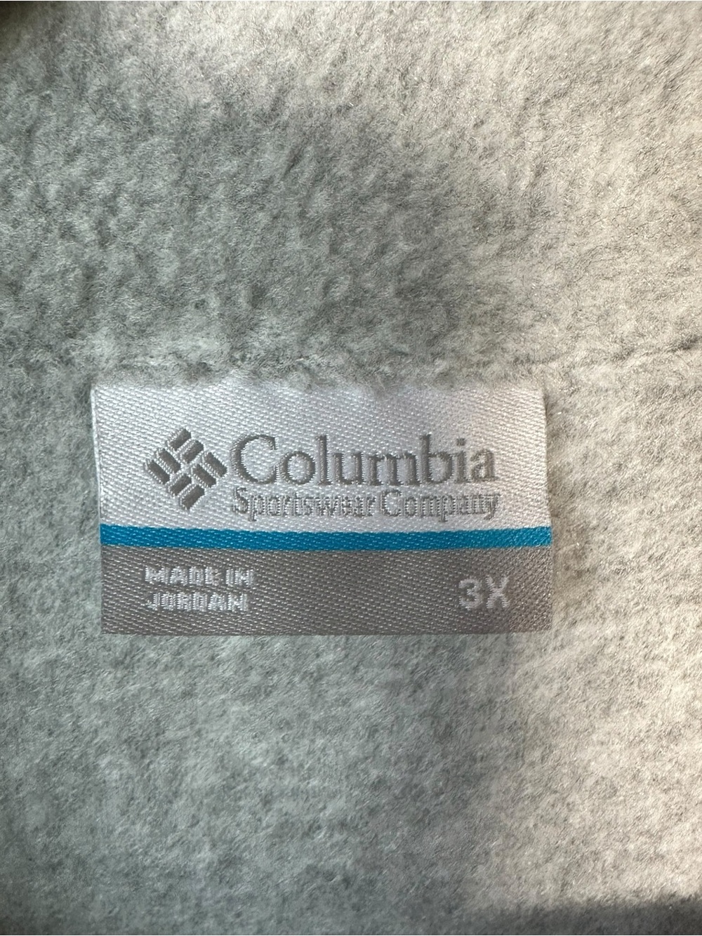 NWT Columbia Women's Heather Light Gray Full-Zip Teddy Fleece Jacket 3X - Picture 2 of 12
